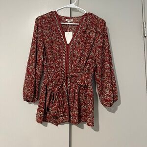 S long sleeve blouse
